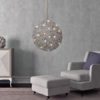 Meystyle Germanium Chandelier Silver Grey behang - Image 4